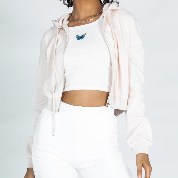 Princess Polly Cropped Zip 